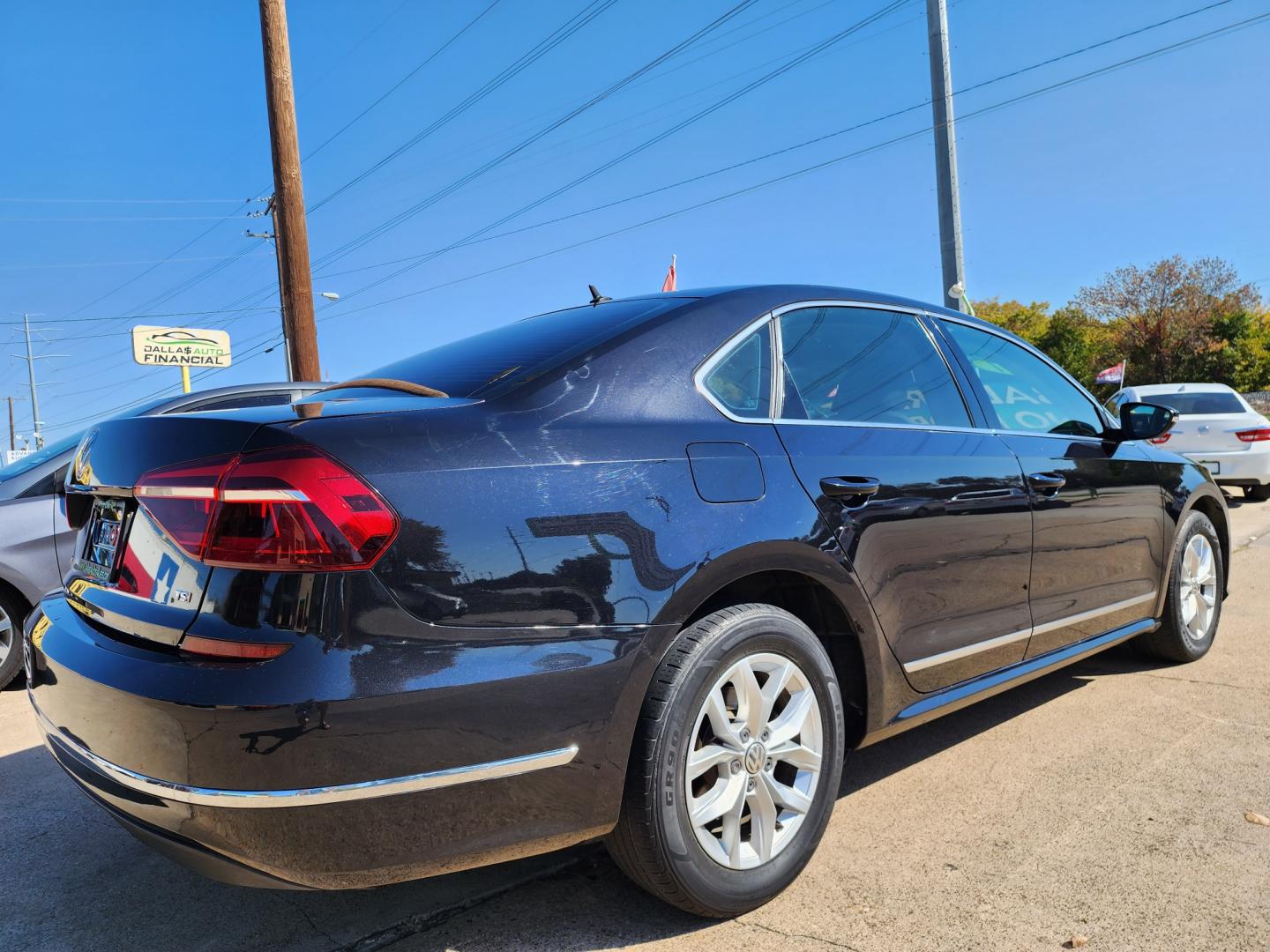 2017 BLACK /BLACK Volkswagen Passat S (1VWAT7A36HC) with an L4 engine, 6A transmission, located at 2660 S.Garland Avenue, Garland, TX, 75041, (469) 298-3118, 32.885551, -96.655602 - Welcome to DallasAutos4Less, one of the Premier BUY HERE PAY HERE Dealers in the North Dallas Area. We specialize in financing to people with NO CREDIT or BAD CREDIT. We need proof of income, proof of residence, and a ID. Come buy your new car from us today!! This is a very well cared for 2017 VW - Photo#3